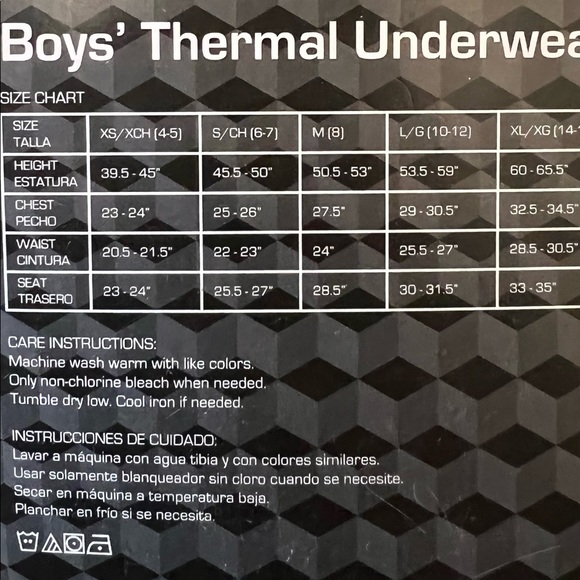 NEW ATLETIC WORKS BOYS THERMAL WAFFLE Pajama 3 sets XXl -18 - Picture 12 of 12